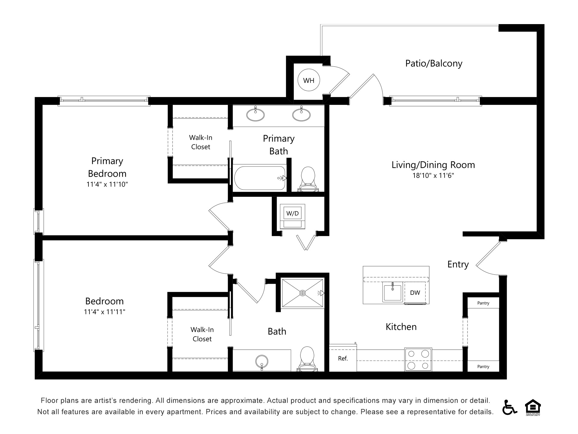 Mt. Si Two Bedroom Floor Plan Mt. Si Two Bedroom Floor Plan
