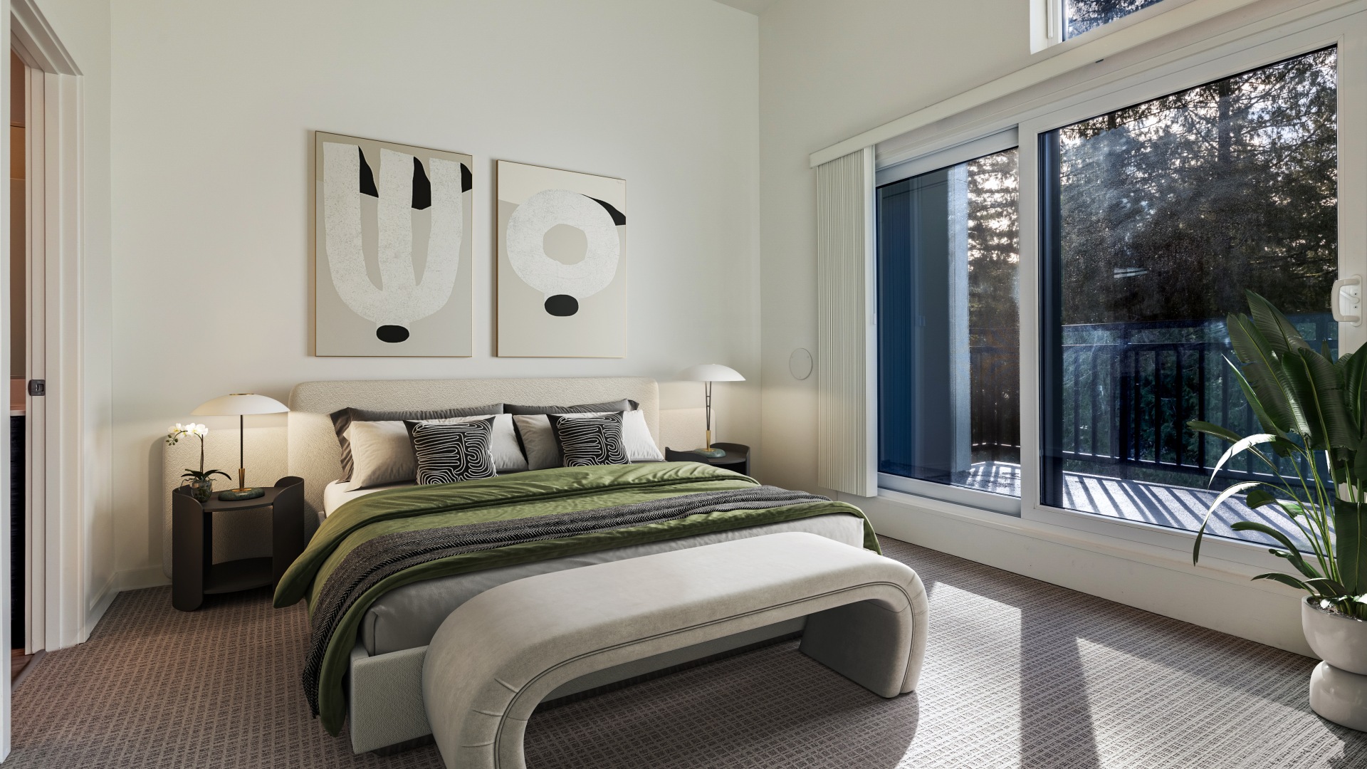 Naturally Light & Bright Bedrooms