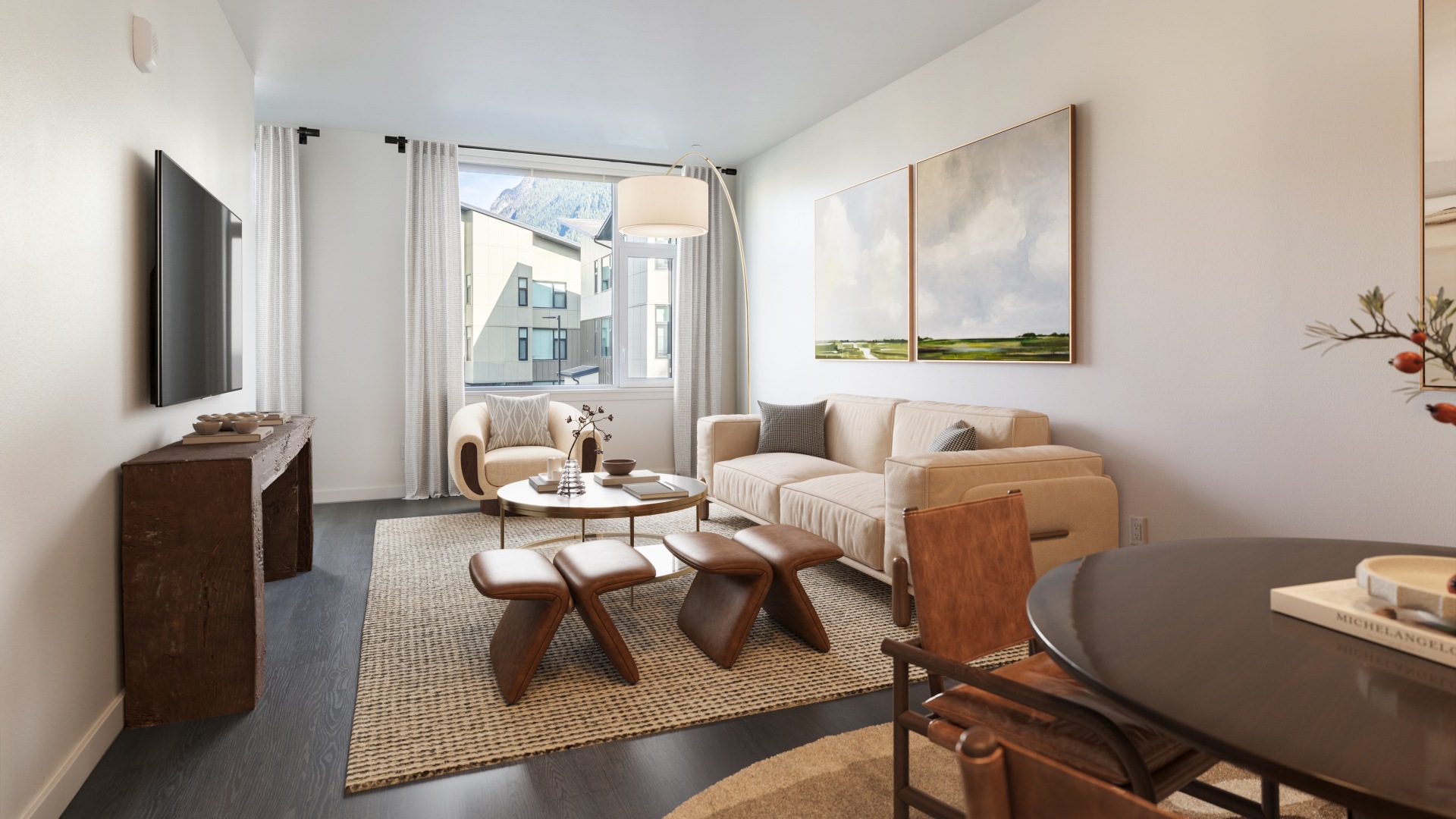 Bright & Spacious Living Room